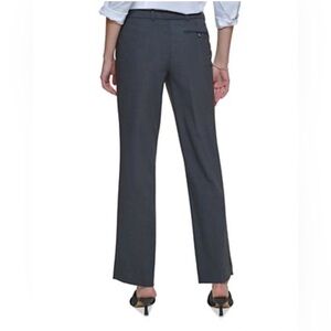 Carter Club women’s size 12 wide leg‎ Allison fit  trousers black pinstripe